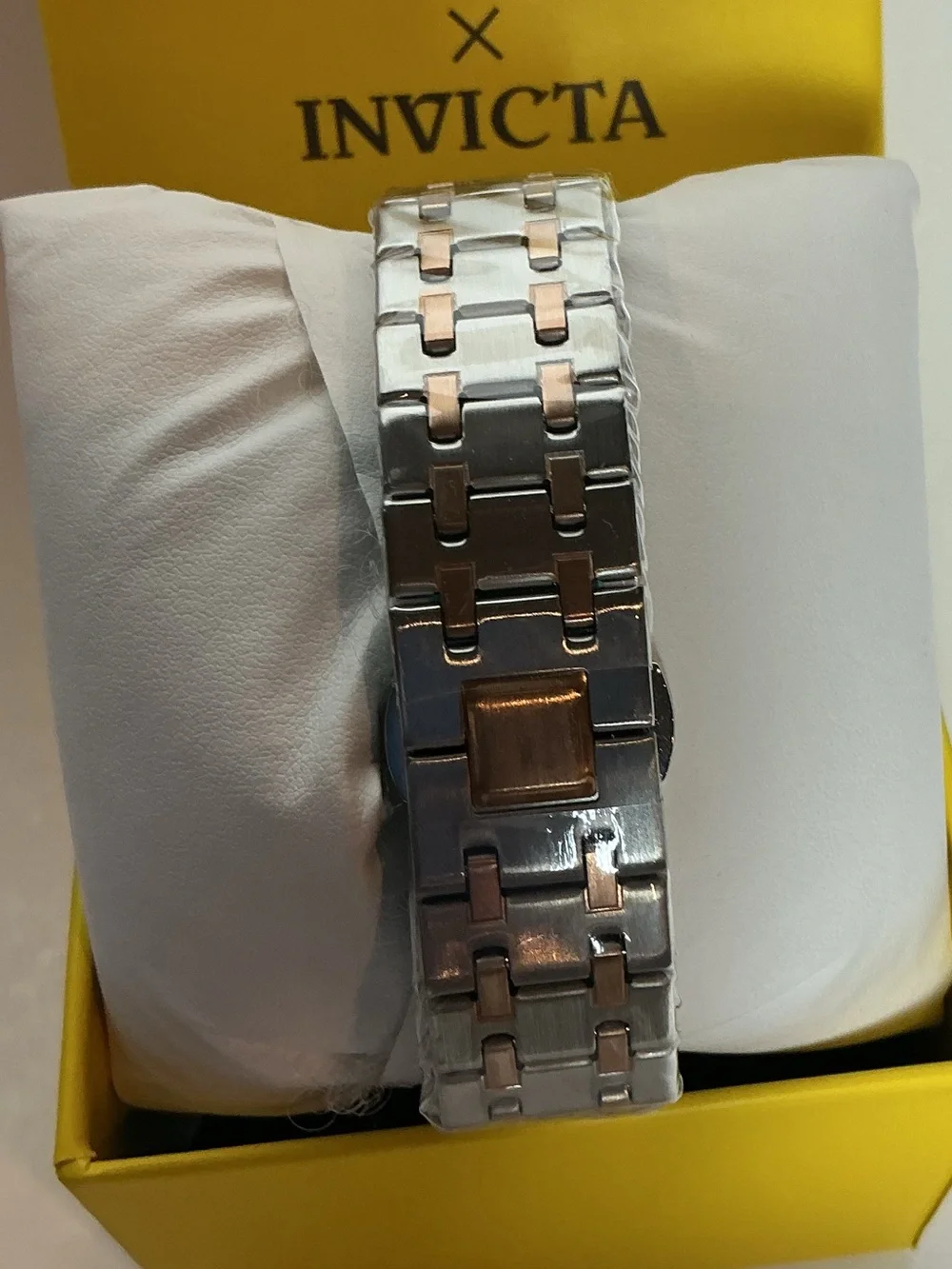 Invicta Men’s Two-Tone Silver and Rose Gold Bracelet Watch